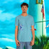 Gulf Coastal Zen Forgotten Coast Crab SW Sea Ocean Retro T-Shirt