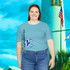 Gulf Coastal Zen Forgotten Coast Crab SW Sea Ocean Retro T-Shirt