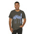 Gulf Coastal Zen Forgotten Coast Palm Trees Sea Ocean Tee BB