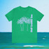 Gulf Coastal Zen Forgotten Coast Palm Trees Sea Ocean Tee BB