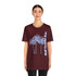 Gulf Coastal Zen Forgotten Coast Palm Trees Sea Ocean Tee BB