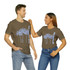 Gulf Coastal Zen Forgotten Coast Palm Trees Sea Ocean Tee BB