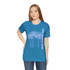 Gulf Coastal Zen Forgotten Coast Palm Trees Sea Ocean Tee BB