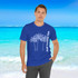 Gulf Coastal Zen Forgotten Coast Palm Trees Sea Ocean Tee BB