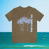 Gulf Coastal Zen Forgotten Coast Palm Trees Sea Ocean Tee BB