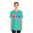 Gulf Coastal Zen Rep Forgotten Coast Hibiscus Tropical Flower 850 Adult Short Sleeve T Shirt