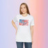 Gulf Coastal Zen In the Forgotten Coast we Trust USA United States Flag Watercolor T-Shirt