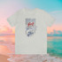 Gulf Coastal Zen In the Forgotten Coast we Trust USA United States Flag Fish GR T-Shirt