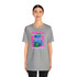 Gulf Coastal Zen Forgotten Coast Vintage Sea Turtle Coral T-Shirt Hot Pink Background