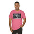 Gulf Coastal Zen Meow Lily Tabby Cat Black and White Adult T-Shirt