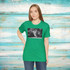 Gulf Coastal Zen Meow Lily Tabby Cat Black and White Adult T-Shirt
