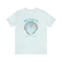 Gulf Coastal Zen Forgotten Coast Mood Variegated Blue Sea Shell Adult Short Sleeve T-Shirt