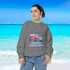 Gulf Coastal Zen Explore the Forgotten Coast Florida Ocean Beach Light House Adult Long Sleeve Garment-Dyed Sweatshirt