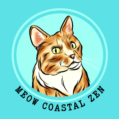 Meow Coastal Zen Logo