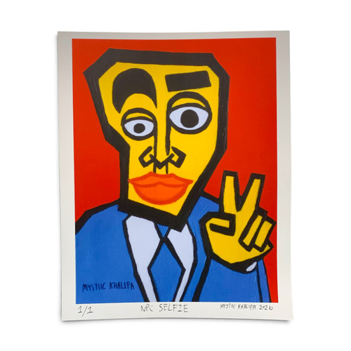 NPC SELFIE — 1/1 Exclusive Art Print