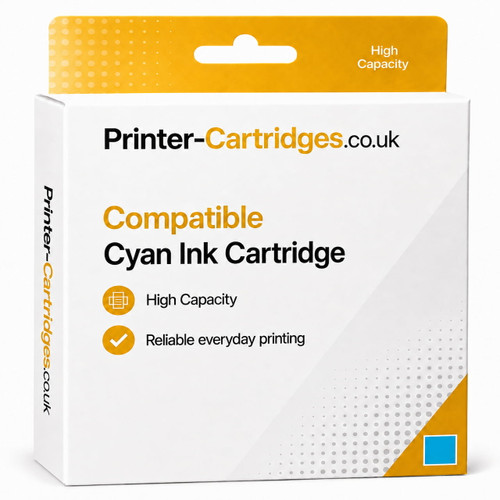 Brother LC424C Compatible Cyan Ink Cartridge
