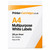 A4 Multipurpose White Labels – 24 per Sheet, 64 × 33.9mm, Pack of 100