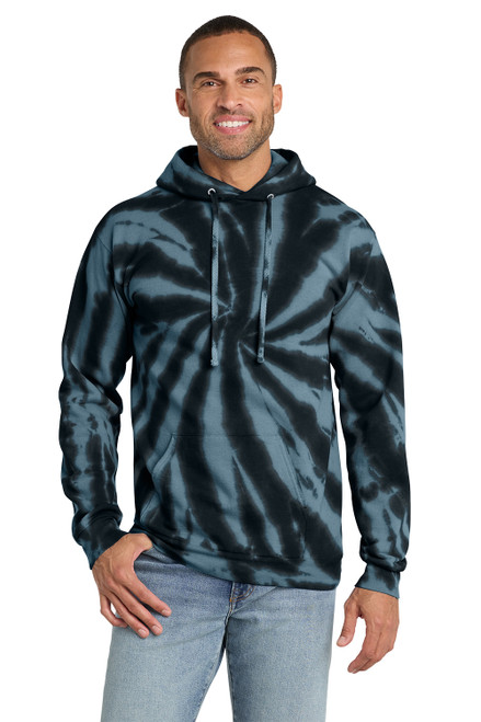 PORT & CO - Tie-Dye Pullover Hooded Sweatshirt