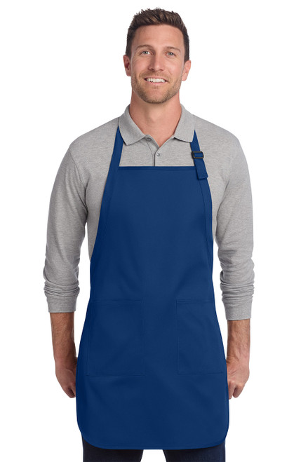 PORT AUTHORITY - Full-Length Two-Pocket Bib Apron