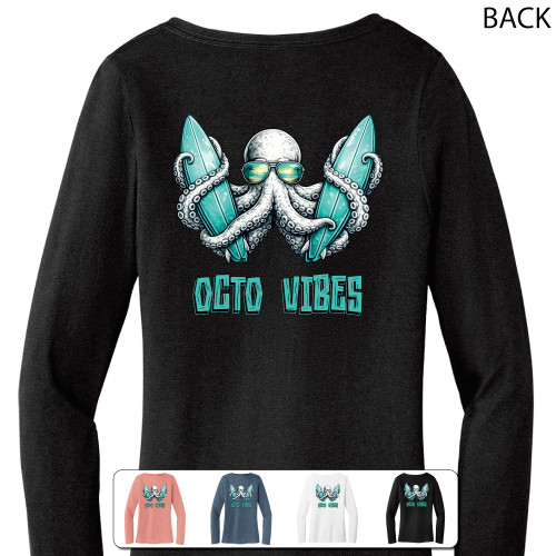 Beach Squad shirt ladies long sleeve octo vibes