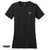 Front of Beach Squad Simple Pocket Palms Ladies Short Sleeve in Black