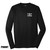 Front of Beach Squad Oval Back Youth Long sleeve in Black