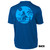 Back of Beach Squad Livin' Bearfoot Youth  Short Sleeve in Blue
