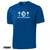 Front of Beach Squad Simple Squad Youth Short Sleeve in Blue