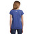 Back of Model Wearing Beach Squad Simple Squad Youth Short Sleeve in Blue