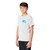 Front of Model Wearing Beach Squad Marlin Squad Short Sleeve shirt in White