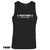Front of Beach Squad  Positive Energy Palms Tank Top in Black