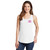 Front of model wearing Beach Squad Beach Angel Wings Ladies Tank Top in White