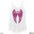 Beach Squad shirt ladies tank top angel wings white back