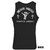 Back of Beach Squad Beach Bones Shaka Tank Top in Black