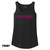 Front of Beach Squad Positive Energy Vibes Ladies Tank Top in Black