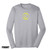 Front of Beach Squad Simply Smiley Long Sleeve shirt in Grey