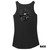 Back of Beach Squad Positive Energy Island Tank Top  in Black