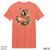 Beach Squad short sleeve shirt in orange