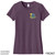 Beach Squad shirt ladies short sleeve rooted vibes purple front