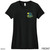 Beach Squad shirt ladies short sleeve rooted vibes black front