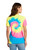 PORT & CO - Women's Tie-Dye V-Neck Tee