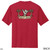 Beach Squad short sleeve performance short sleeve shirt in red