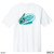 Beach Squad performance short sleeve shirt in white