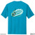 Beach Squad performance short sleeve shirt in neon blue