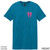Beach Squad short sleeve shirt angel wings in blue front