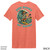 Beach Squad short sleeve shirt in orange
