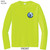 Beach Squad performance long sleeve shirt in yellow