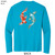 Beach Squad performance long sleeve shirt in blue