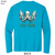 Beach Squad performance long sleeve shirt in blue