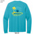 Beach Squad Shirt rooted Vibes Long sleeve Blue back